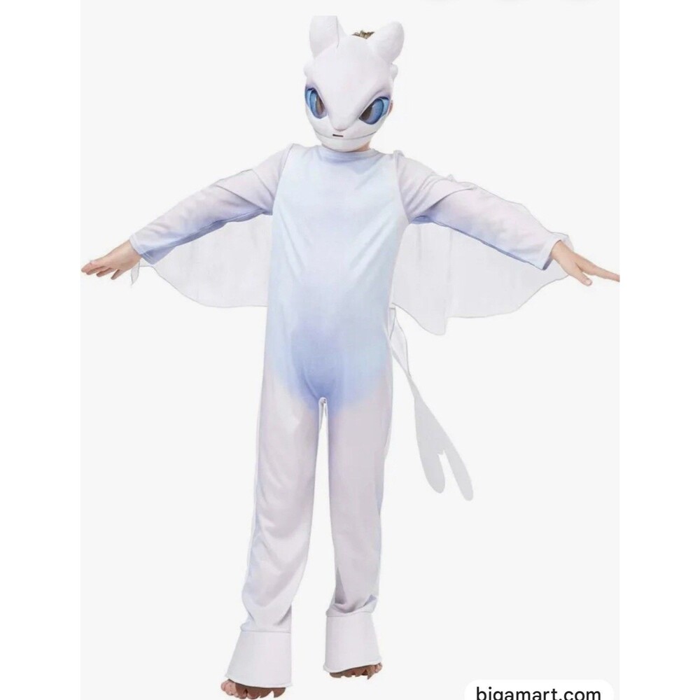 Light Fury Costume How To Train Your Dragon 3 Kids Halloween Costume Size 7/8